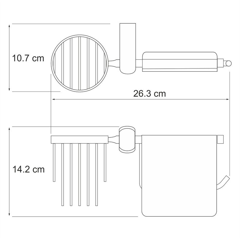 Набор Держатель Wasserkraft Berkel K-6859 + Ершик K-6827