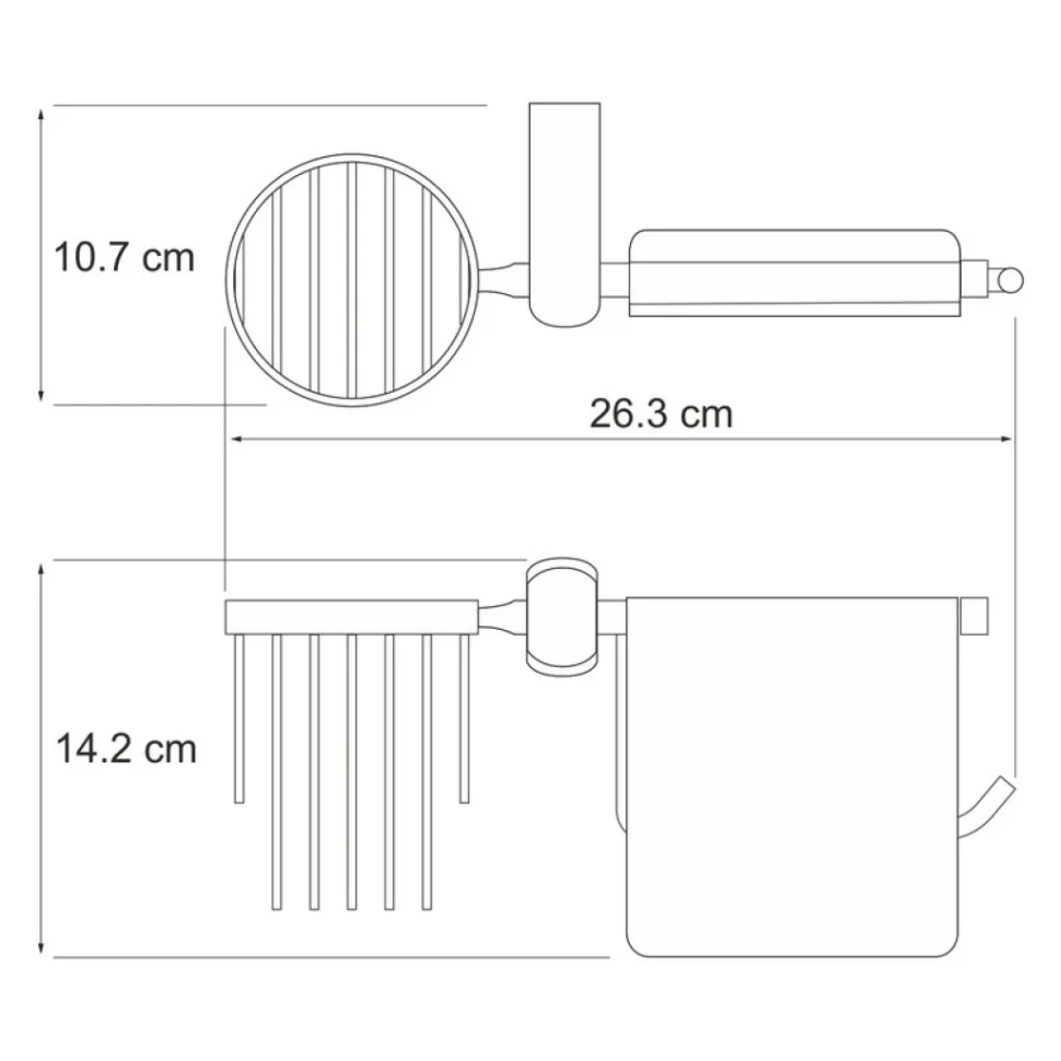 Набор Держатель Wasserkraft Berkel K-6859 + Ершик K-6827