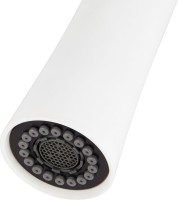 Смеситель для кухни Kaiser Claro 22144-4 белый матовый и шлифованное золото