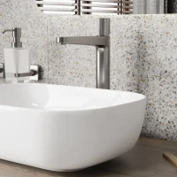 Смеситель для раковины Wasserkraft Tauber 6403H никель Смеситель для раковины Wasserkraft Tauber 6403H никель