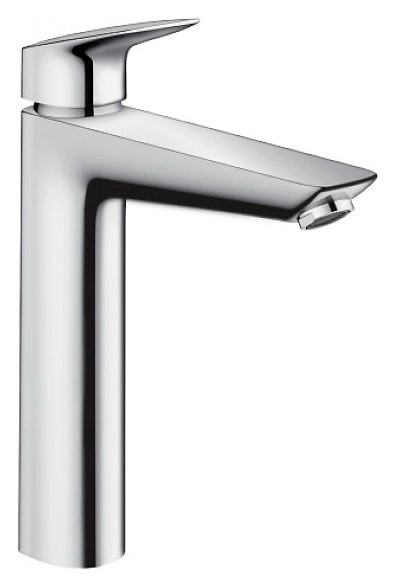 Комплект Смеситель Hansgrohe Logis 71091000 без донного клапана + Раковина Duravit D-code 0338490000 встраиваемая