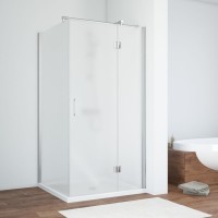 Душевой уголок Vegas Glass AFP-Fis TUR NOVO h1890 110*90 08 10 R профиль глянцевый хром, стекло сатин