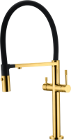 Смеситель для кухни Boheme Uno 115-G gold
