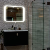 Зеркало Mixline Индиго 80х55, с подсветкой