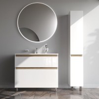 Мебель для ванной комнаты AM.PM X-Joy 100, напольная, белый глянец