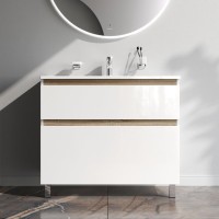 Мебель для ванной комнаты AM.PM X-Joy 100, напольная, белый глянец