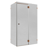 Душевой уголок Wasserkraft Paar 88H07R-TXG 120х90 см, стекло текстурное, фурнитура розовое золото