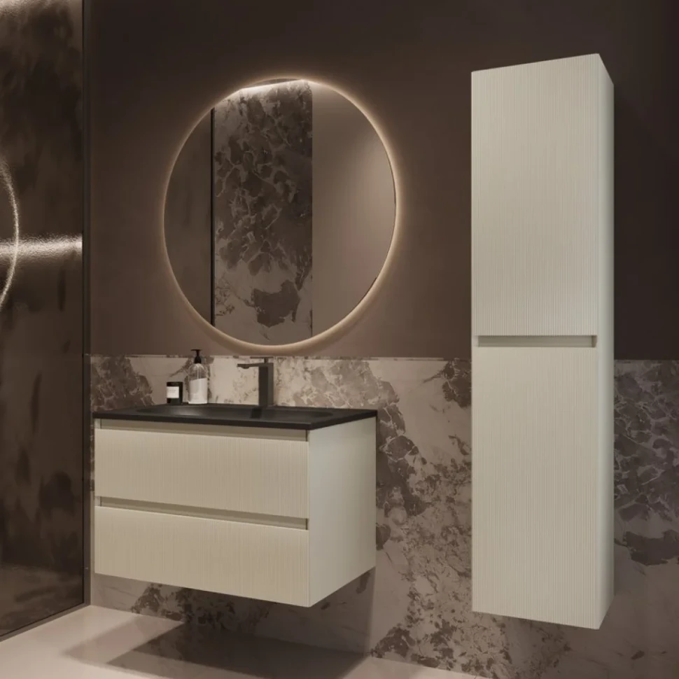 Тумба под раковину без столешницы Vincea Welle 80 m.beige soft-touch