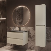 Тумба под раковину без столешницы Vincea Welle 80 m.beige soft-touch