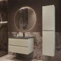 Тумба под раковину без столешницы Vincea Welle 80 m.beige soft-touch