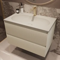 Тумба под раковину без столешницы Vincea Welle 80 m.beige soft-touch