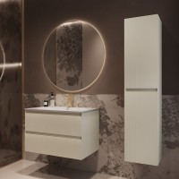 Тумба под раковину без столешницы Vincea Welle 80 m.beige soft-touch