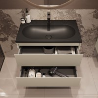 Тумба под раковину без столешницы Vincea Welle 80 m.beige soft-touch