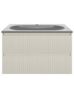 Тумба под раковину без столешницы Vincea Welle 80 m.beige soft-touch