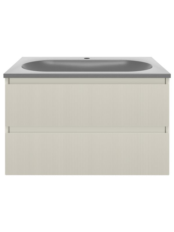 Тумба под раковину без столешницы Vincea Welle 80 m.beige soft-touch