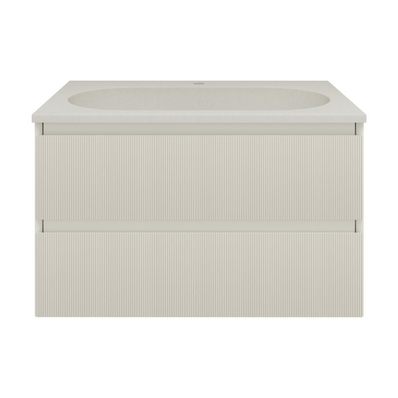 Тумба под раковину без столешницы Vincea Welle 80 m.beige soft-touch