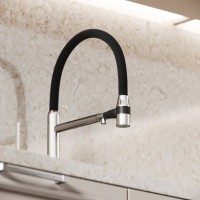 Смеситель для кухни Sancos Garda SC4009BN с гибким изливом, брашированный никель