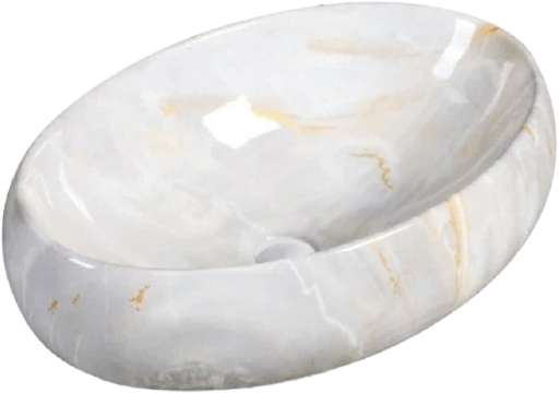 Накладная раковина SantiLine SL-7028 под мрамор