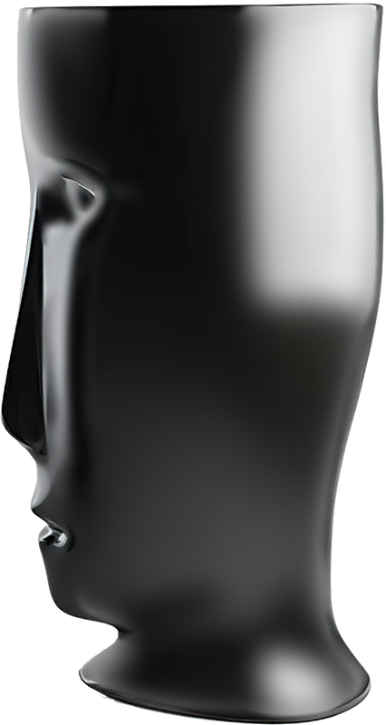 Раковина Kerasan Artwork Moloсo 474031 45 см, черная матовая