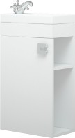 Тумба под раковину без столешницы Corozo Комо 40, подвесная, белая