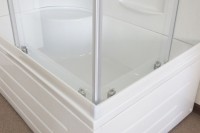 Душевая кабина Royal Bath BP RB8100BP1-T-L с высоким поддоном, с сиденьем