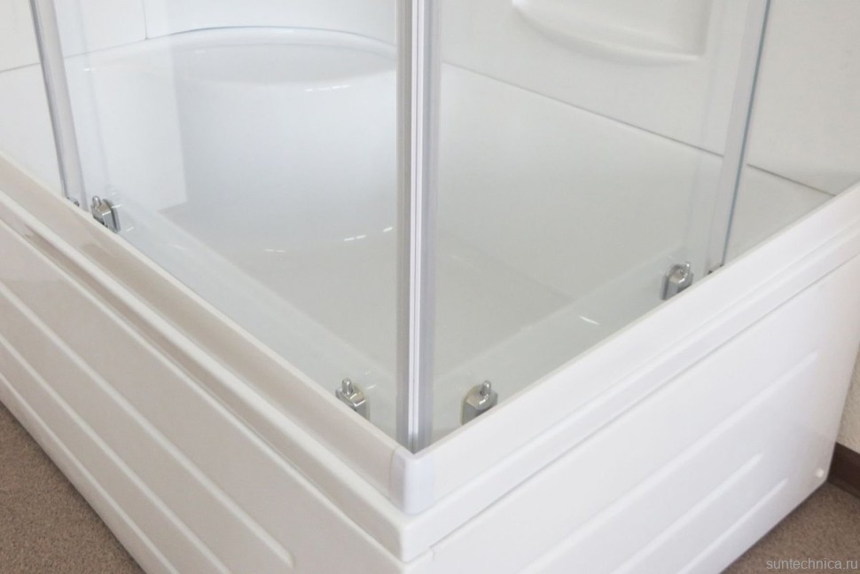 Душевая кабина Royal Bath BP RB8100BP1-T-L с высоким поддоном, с сиденьем