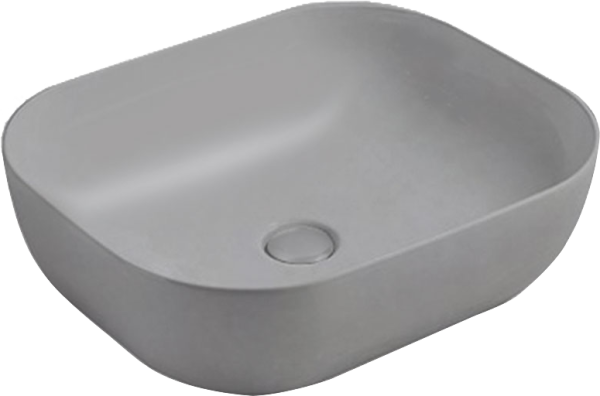 Накладная раковина Vincea VBS-101MG 50 матовая серая