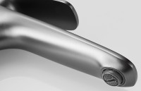 Смеситель для раковины Shevanik S8511T оружейная сталь