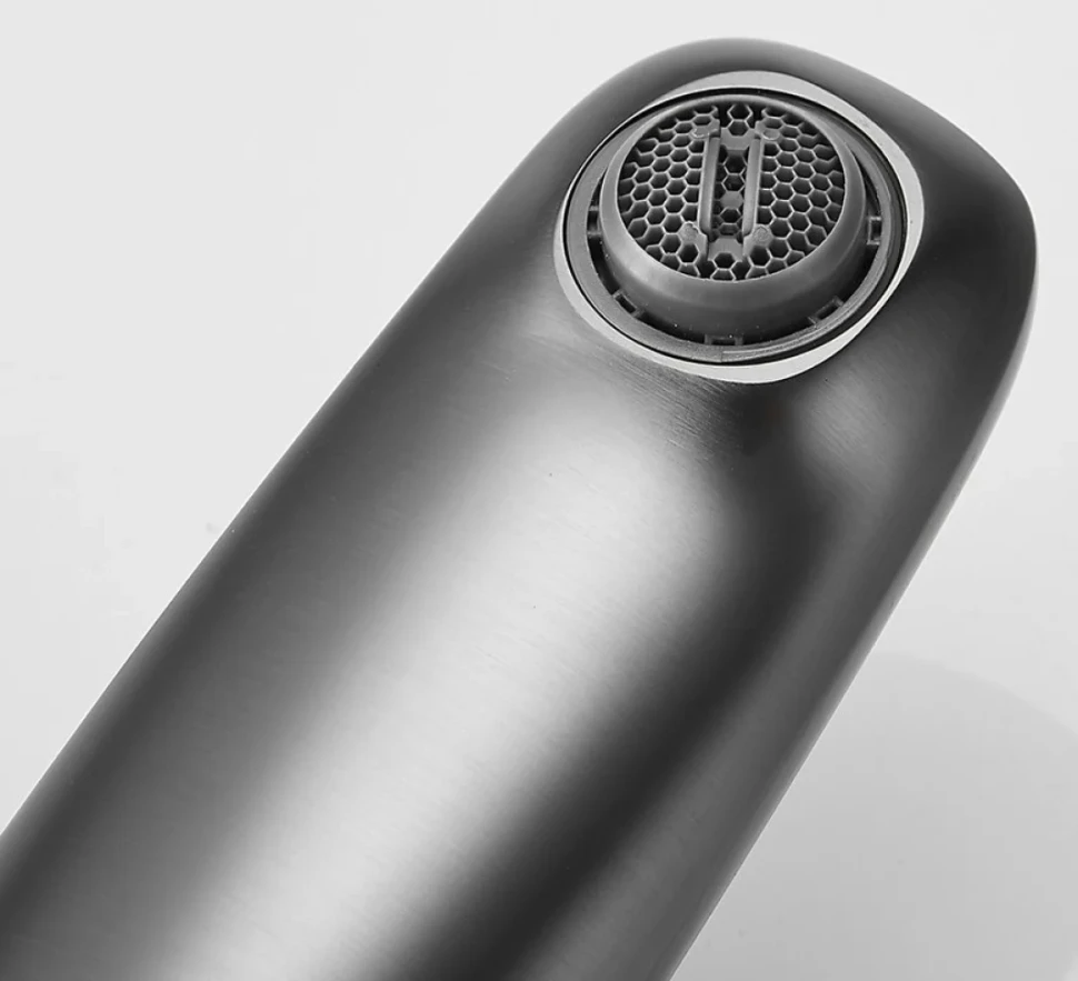 Смеситель для раковины Shevanik S8511T оружейная сталь