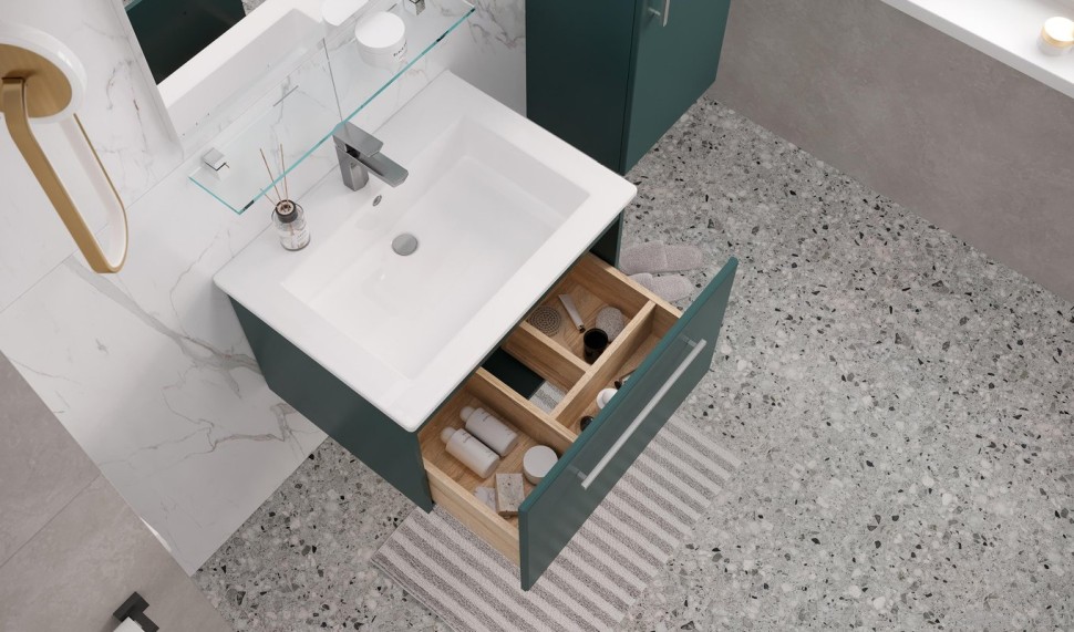 Тумба под раковину без столешницы Velvex Posse 65 верде