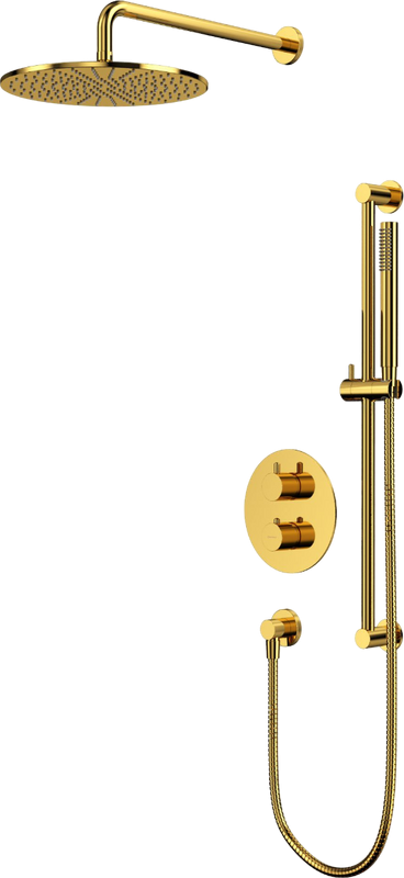 Душевой комплект WHITECROSS Y YSET09GL С ВНУТРЕННЕЙ ЧАСТЬЮ, золото