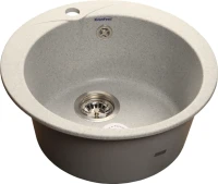 Комплект Мойка GranFest Rondo GF-R480 серая + Измельчитель Bone Crusher BC 610-AS
