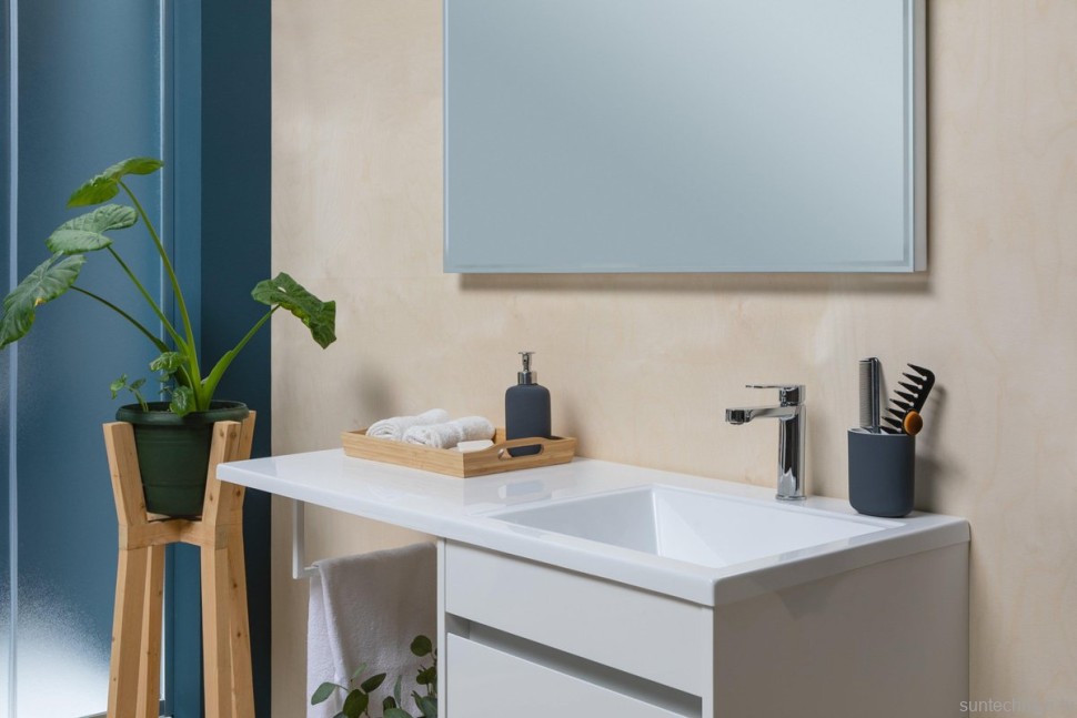 Тумба с раковиной Aquanet Токио 58 1 ящик, 2 двери R