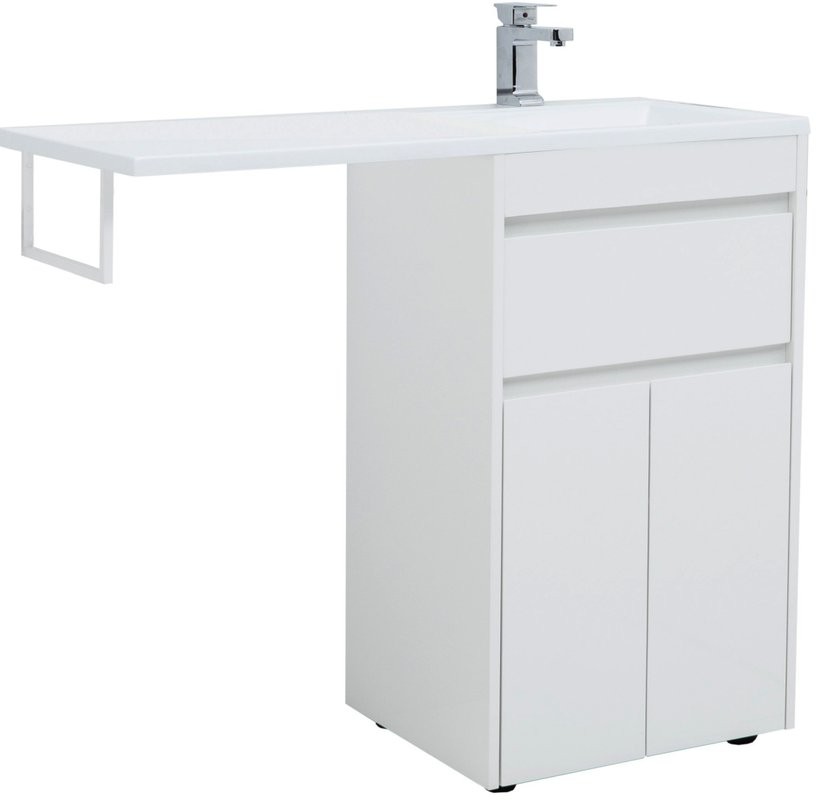 Тумба с раковиной Aquanet Токио 58 1 ящик, 2 двери R