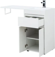 Тумба с раковиной Aquanet Токио 58 1 ящик, 2 двери R