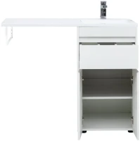 Тумба с раковиной Aquanet Токио 58 1 ящик, 2 двери R