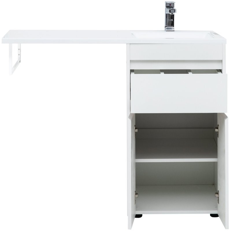 Тумба с раковиной Aquanet Токио 58 1 ящик, 2 двери R