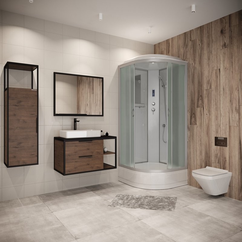 Душевая кабина Niagara Classic NG-3302-14P 100х100 см, с пультом управления и FM-радио