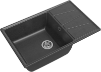 Комплект Мойка GranFest Vertex GF-V-780L графит + Измельчитель Bone Crusher BC 610-AS