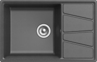 Комплект Мойка GranFest Vertex GF-V-780L графит + Измельчитель Bone Crusher BC 610-AS
