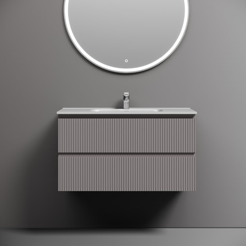 Тумба с раковиной Sancos Snob T 90 doha soft, раковина CN7002