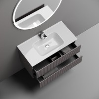 Тумба с раковиной Sancos Snob T 90 doha soft, раковина CN7002