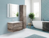 Зеркало-шкаф BelBagno Marino SPC-MAR-800/800-2A-LED-TCH, с подсветкой