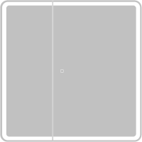 Зеркало-шкаф BelBagno Marino SPC-MAR-800/800-2A-LED-TCH, с подсветкой