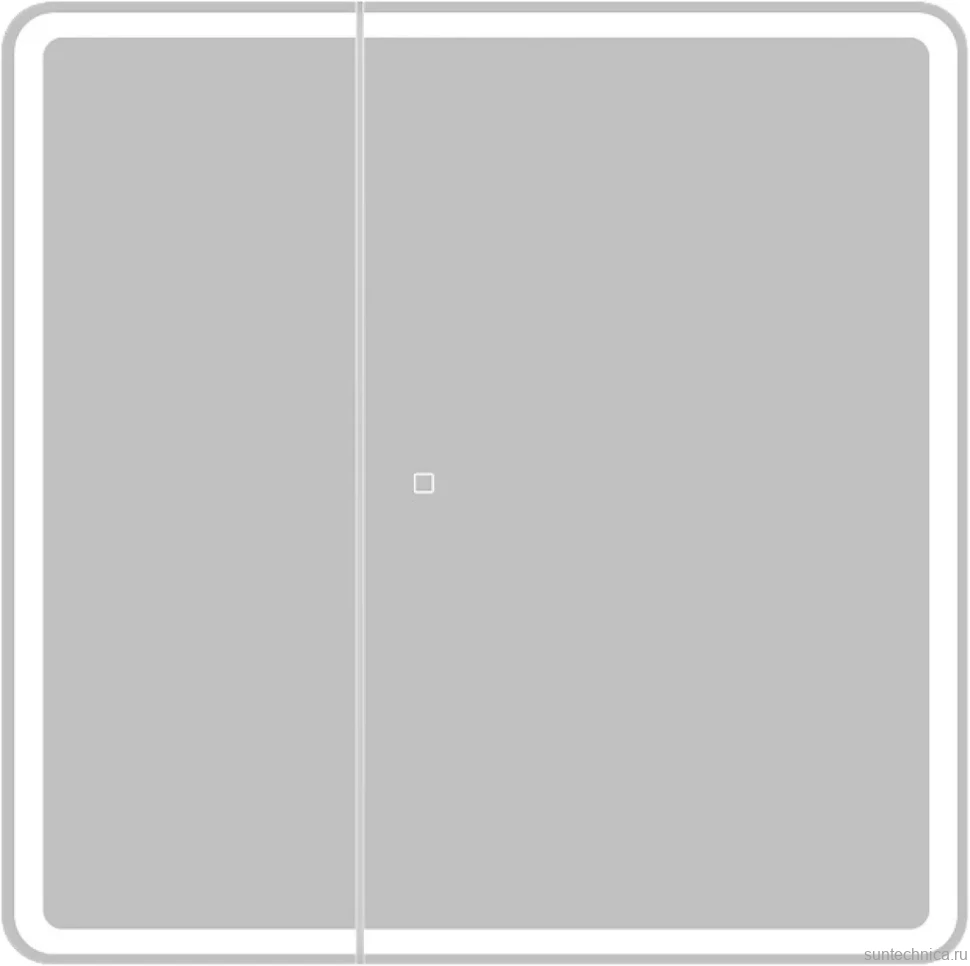 Зеркало-шкаф BelBagno Marino SPC-MAR-800/800-2A-LED-TCH, с подсветкой