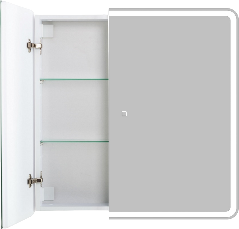 Зеркало-шкаф BelBagno Marino SPC-MAR-800/800-2A-LED-TCH, с подсветкой