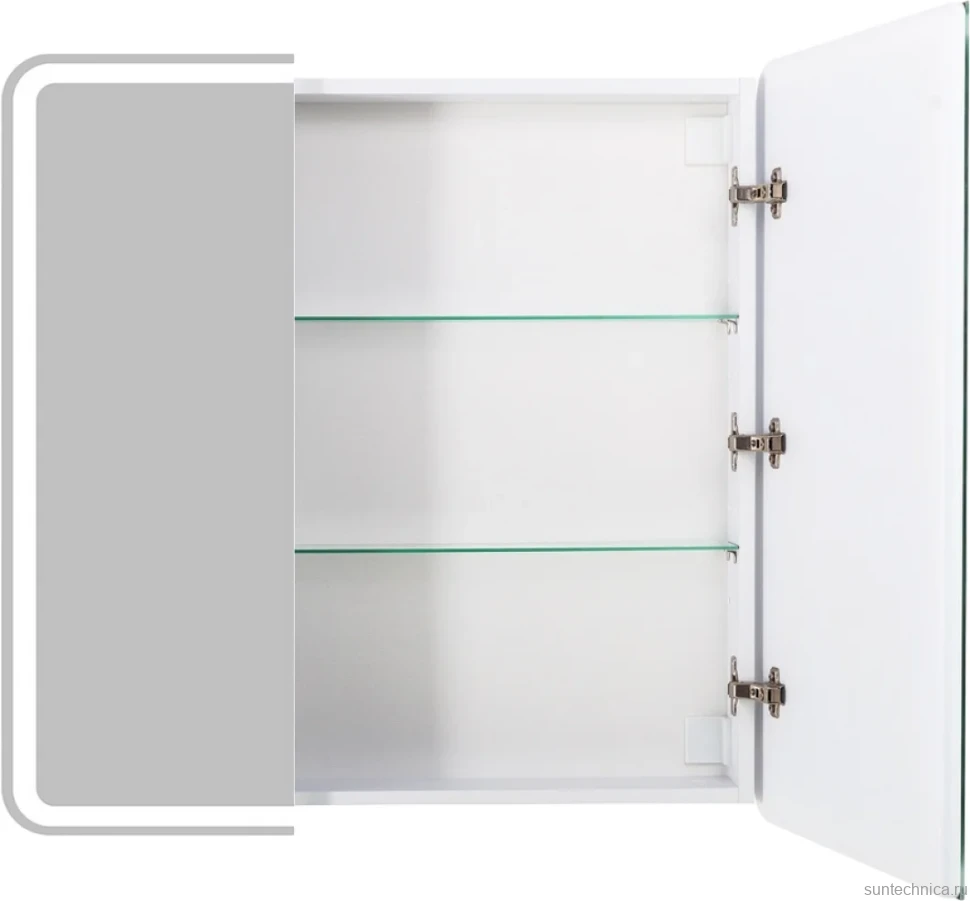 Зеркало-шкаф BelBagno Marino SPC-MAR-800/800-2A-LED-TCH, с подсветкой