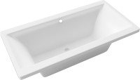 Акриловая ванна Excellent Pryzmat 160x75 см, встраиваемая, белая, с каркасом