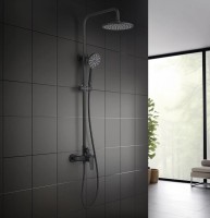 Душевая стойка AQUATEK Бетта AQ2160MB матовая черная