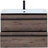 Мебель для ванной комнаты Aquanet Lino 80 дуб веллингтон